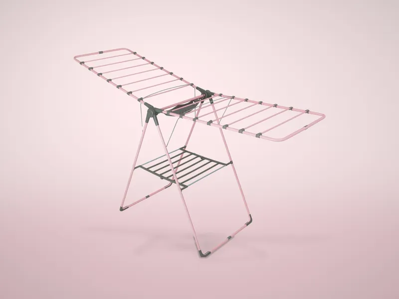 Clearact Wing in Rosenquarz (Rosé/Grau), Studiofoto